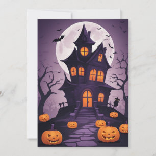 Ghaful Manor - Halloween-Geschenkkarte Feiertagskarte