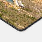 Ghajn Tuffieha Bay & Tower Malta Mediterranean Sea Schreibtischunterlage (Ecke)