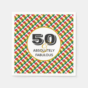GHANA 50 & Absolut fabelhaftes Celebration Paper Serviette