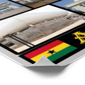 Ghana - Accra - Mosaik - Poster (Ecke)
