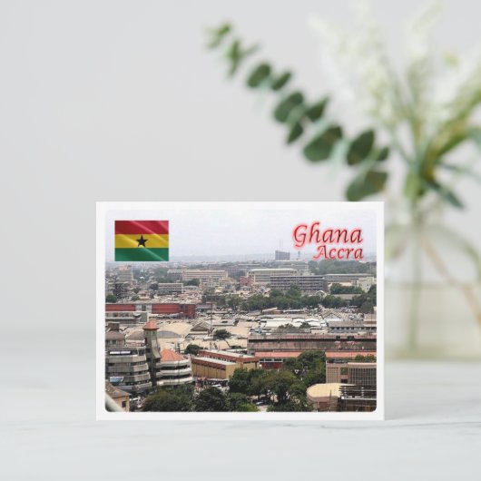 Ghana - Accra North - Postkarte (Stehend Vorderseite)