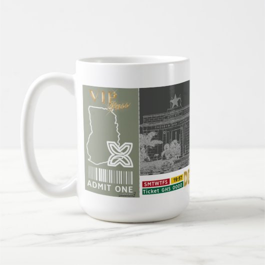 Ghana Adinkra Kaffeetasse (Links)