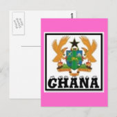 Ghana (Afrika) Postkarte (Vorne/Hinten)