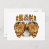 Ghana Antiker Fußball Kofi KolKalli Geschenke Postkarte (Vorne/Hinten)
