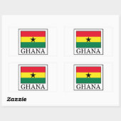 Ghana-Aufkleber Rechteckiger Aufkleber (Blatt)