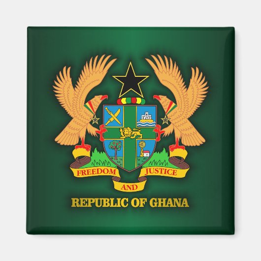 Ghana COA Magnet (Vorne)