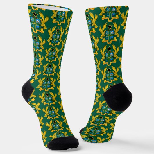 Ghana coat of arms socken (Gewinkelt)