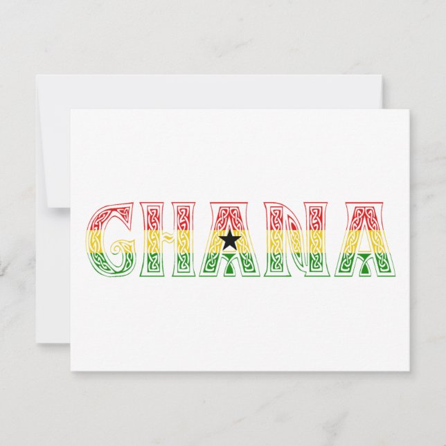 Ghana Colors Design! (Vorderseite)
