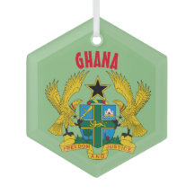 Ghana Custom Glass Ornament