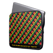 GHANA Custom Scripting Selbesed Nation Black Lapto Laptopschutzhülle (Vorderseite Links)