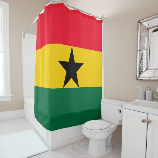 Ghana Duschvorhang (Beispiel)