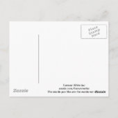 Ghana-Fahne Geburtstag Postkarte (Rückseite)