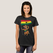 Ghana Fan Pferd T-Shirt (Vorne ganz)