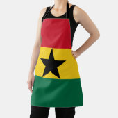Ghana-Flag All-over-Print-Schürze Schürze (InSitu)