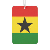 Ghana Flag Autolufterfrischer (Rückseite)