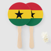 Ghana Flag Fächer (Vorne und Hinten)