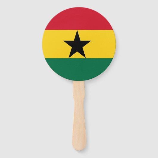Ghana Flag Fächer (Vorderseite)