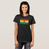 Ghana Flag Ghana T-Shirt (Vorne ganz)