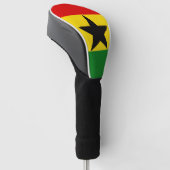 Ghana Flag Golf Headcover (angewinkelt)