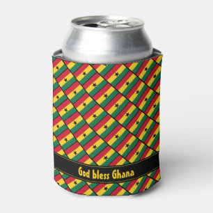 GHANA FLAG Gott segne PERSONALISIERT Ghanais Dosenkühler