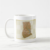 Ghana Flag + Karte Tasse (Links)