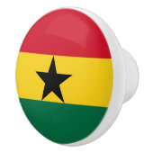 Ghana Flag Keramik Pull Keramikknauf (Rechts)