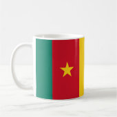 Ghana Flag Keramik Tasse (Links)