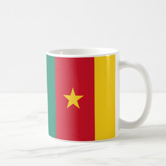 Ghana Flag Keramik Tasse (Rechts)