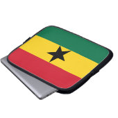 Ghana Flag Laptop Sleeve (Vorne Knopf)