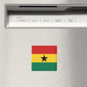 Ghana Flag Magnet (In Situ (Geschirrspüler))