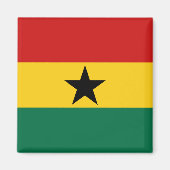 Ghana Flag Magnet (Vorne)