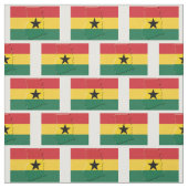 GHANA FLAG Map Kontur Stoff (Muster)