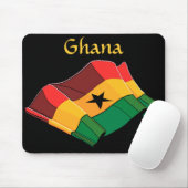 Ghana Flag Mousepad (Mit Mouse)