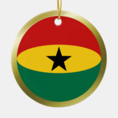 Ghana Flag Ornament (Vorne)
