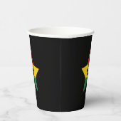 Ghana Flag Paper Cups Pappbecher (Rechts)