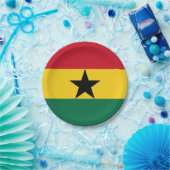 Ghana flag Paper Plate Pappteller (Party)