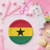 Ghana flag Paper Plate Pappteller (Party)