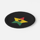 Ghana Flag Paper Teller (Schrägansicht)