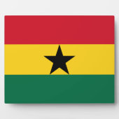 Ghana Flag Plaque Fotoplatte (Vorderseite)