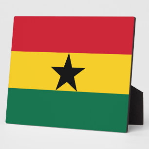 Ghana Flag Plaque Fotoplatte