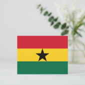 Ghana Flag Postcard Postkarte (Stehend Vorderseite)