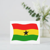Ghana Flag Postcard Postkarte (Stehend Vorderseite)