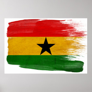 Ghana Flag Posters Poster
