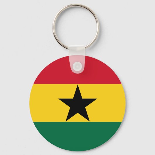 Ghana Flag Schlüsselanhänger (Vorderseite)