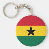 Ghana Flag Schlüsselanhänger (Vorne)