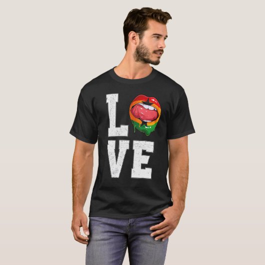 Ghana Flag Soccer Fan Liebe Ghanaian T-Shirt (Vorne ganz)