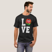 Ghana Flag Soccer Fan Liebe Ghanaian T-Shirt (Vorne ganz)