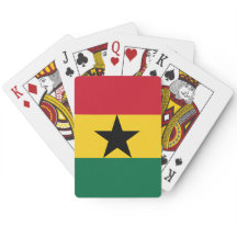 Ghana Flag Spielkarten