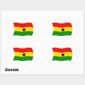 Ghana Flag Sticker (Blatt)