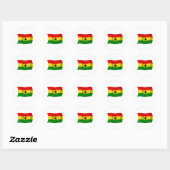 Ghana Flag Sticker (Blatt)